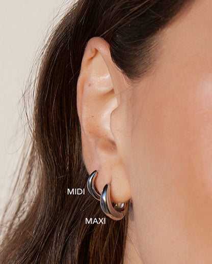 Max Silver Earrings