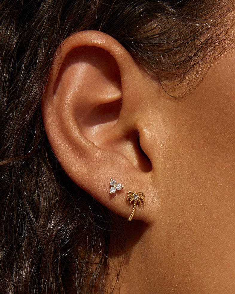 Palm Springs Gold Studs