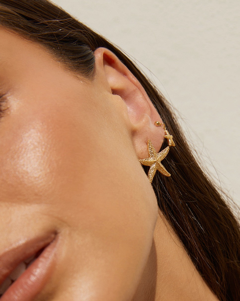 Mini Siesta Gold Earrings