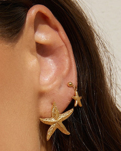 Mini Siesta Gold Earrings
