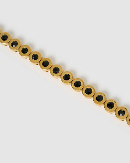 Maeve Gold Bracelet - Black