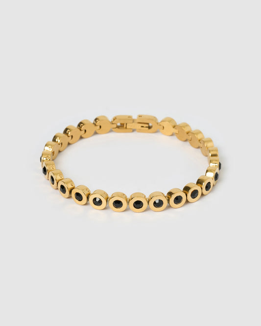 Maeve Gold Bracelet - Black