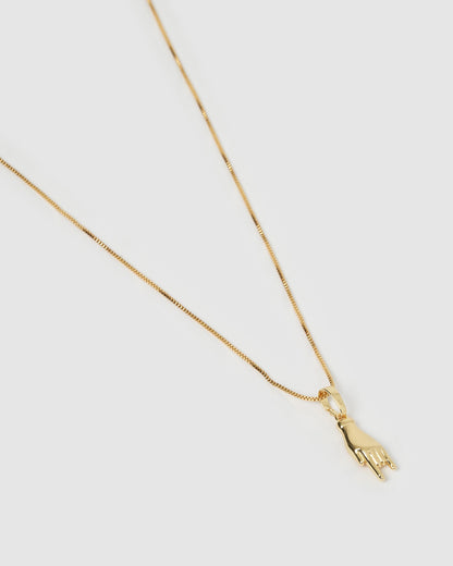 Mano Gold Charm Necklace
