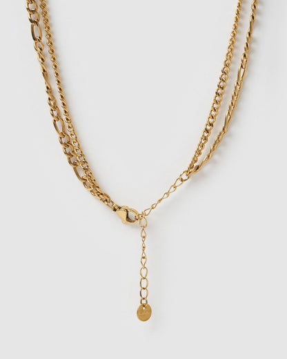 Marcella Double Stack Gold Necklace