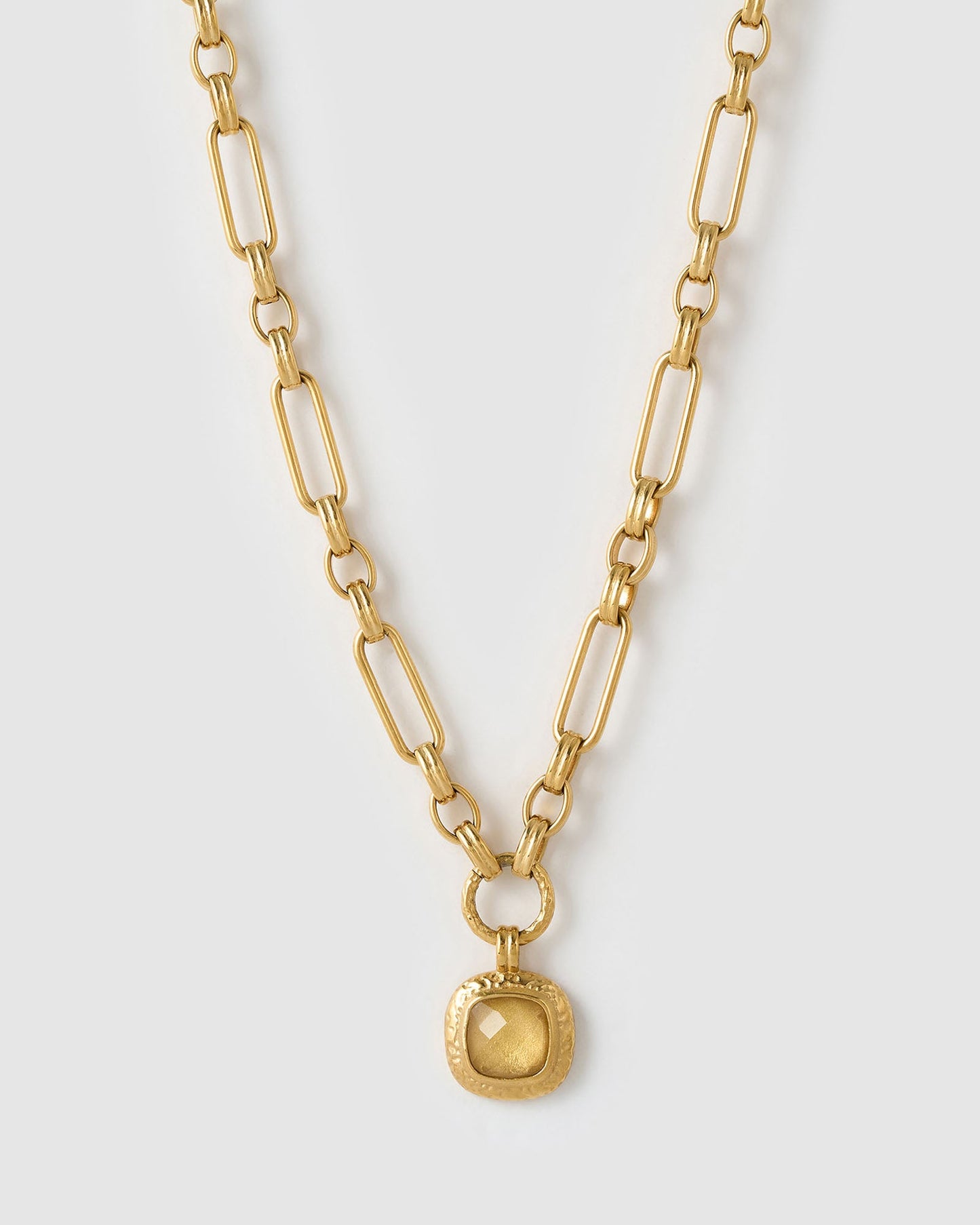 Mason Necklace - Citrine