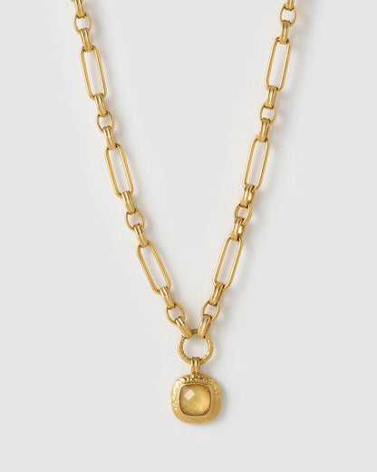 Mason Necklace - Citrine