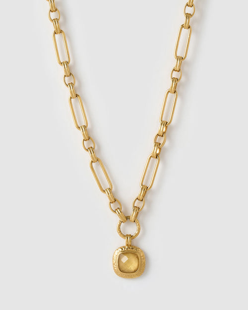 Mason Necklace - Citrine