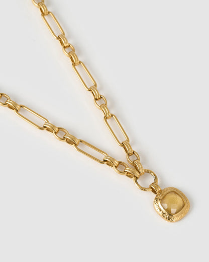 Mason Necklace - Citrine