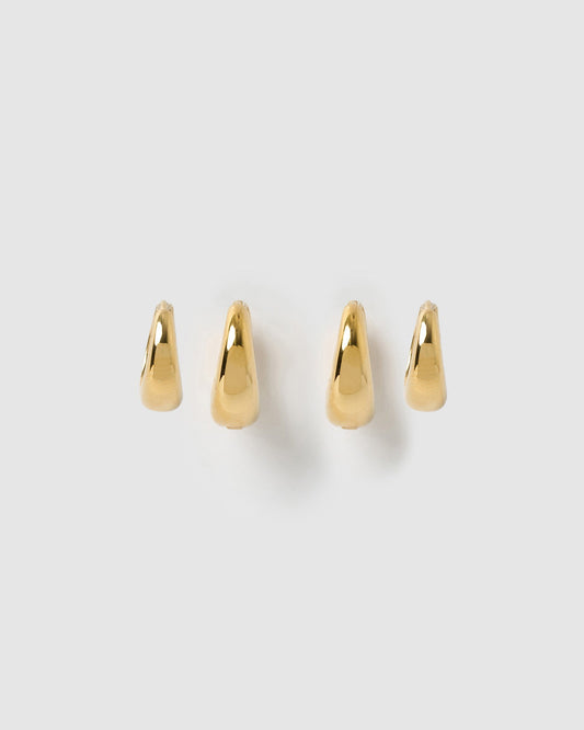 Maxi Earring Stack - Gold