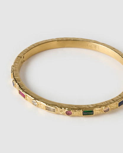 Melrose Gold Cuff Bracelet - Multi