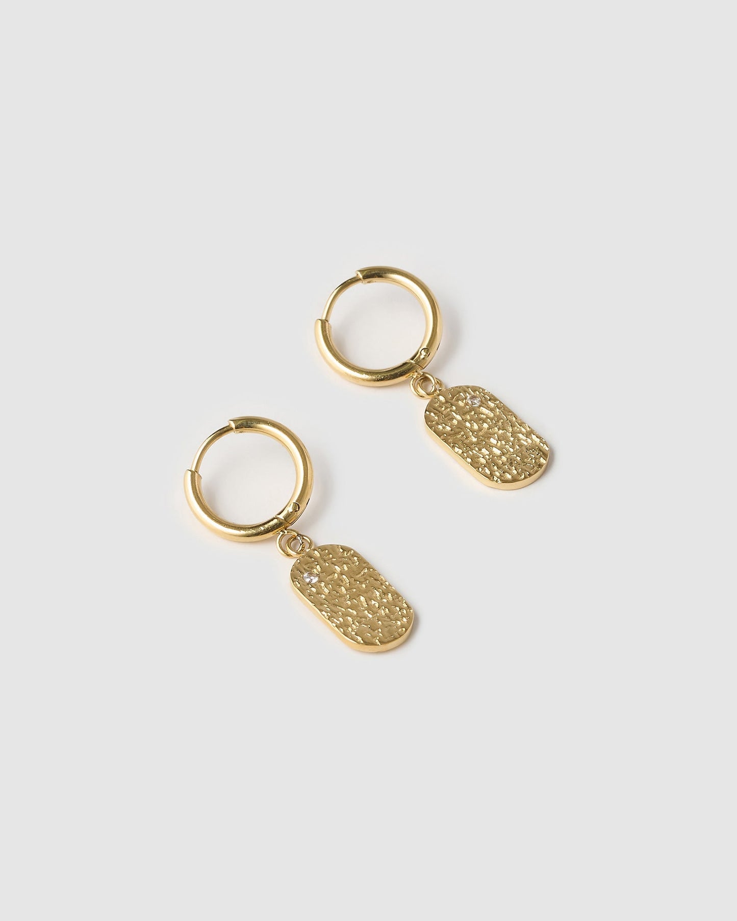 Mendoza Gold Huggie Earrings