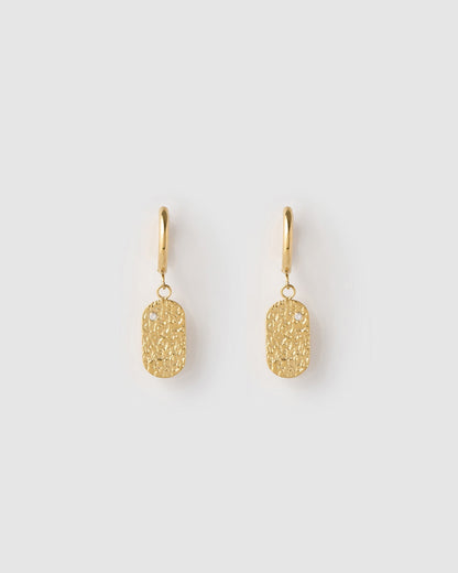 Mendoza Gold Huggie Earrings