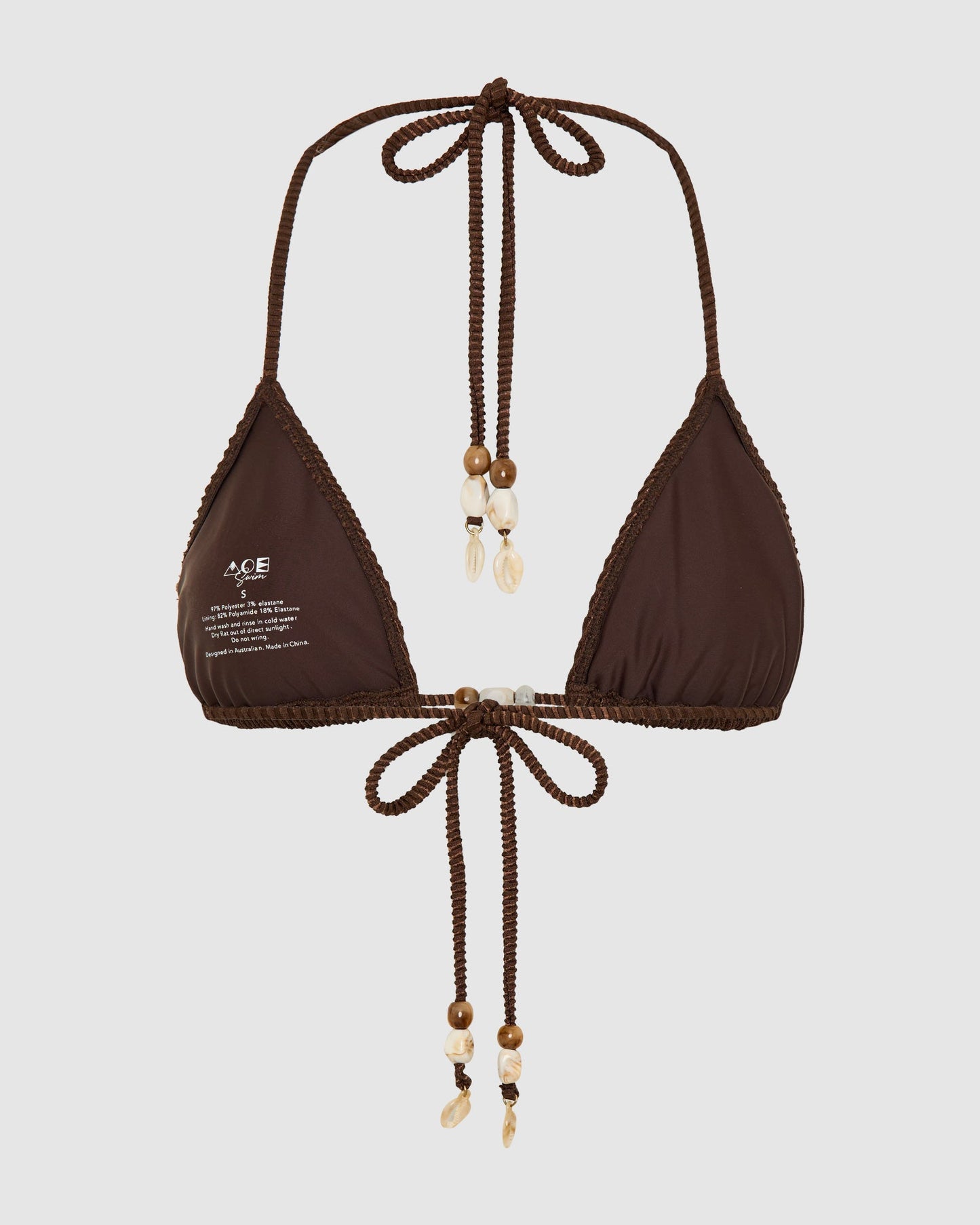 Miami Bikini Top - Chocolate