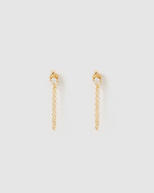 Mia Gold Chain Earrings