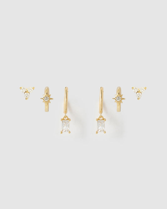 Midnight Earring Stack