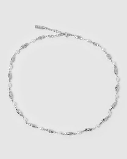 Mimi Pearl and Silver Necklace