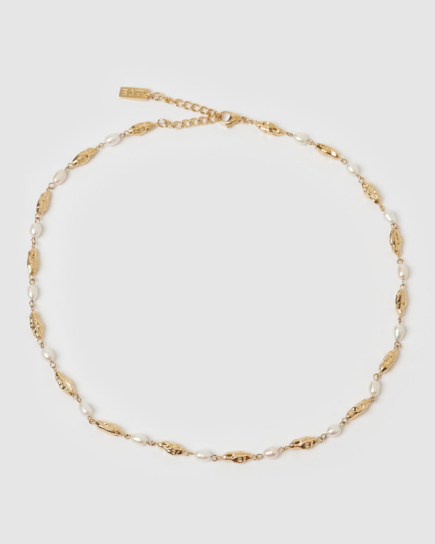 Mimi Pearl and Gold Necklace