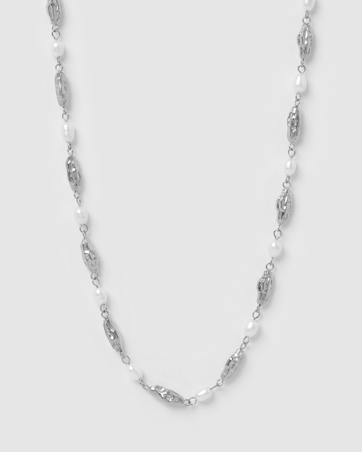 Mimi Pearl and Silver Necklace
