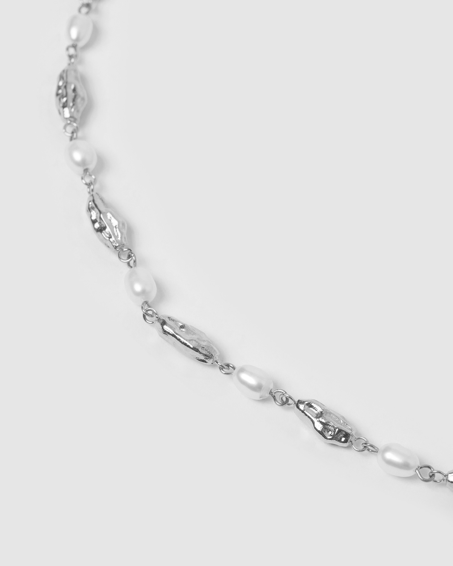 Mimi Pearl and Silver Necklace