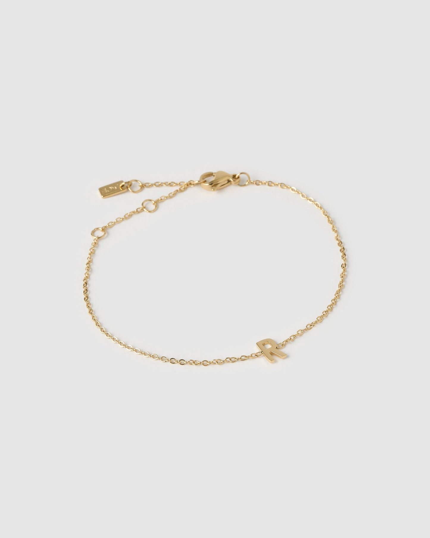 Mini Initial Gold Bracelet