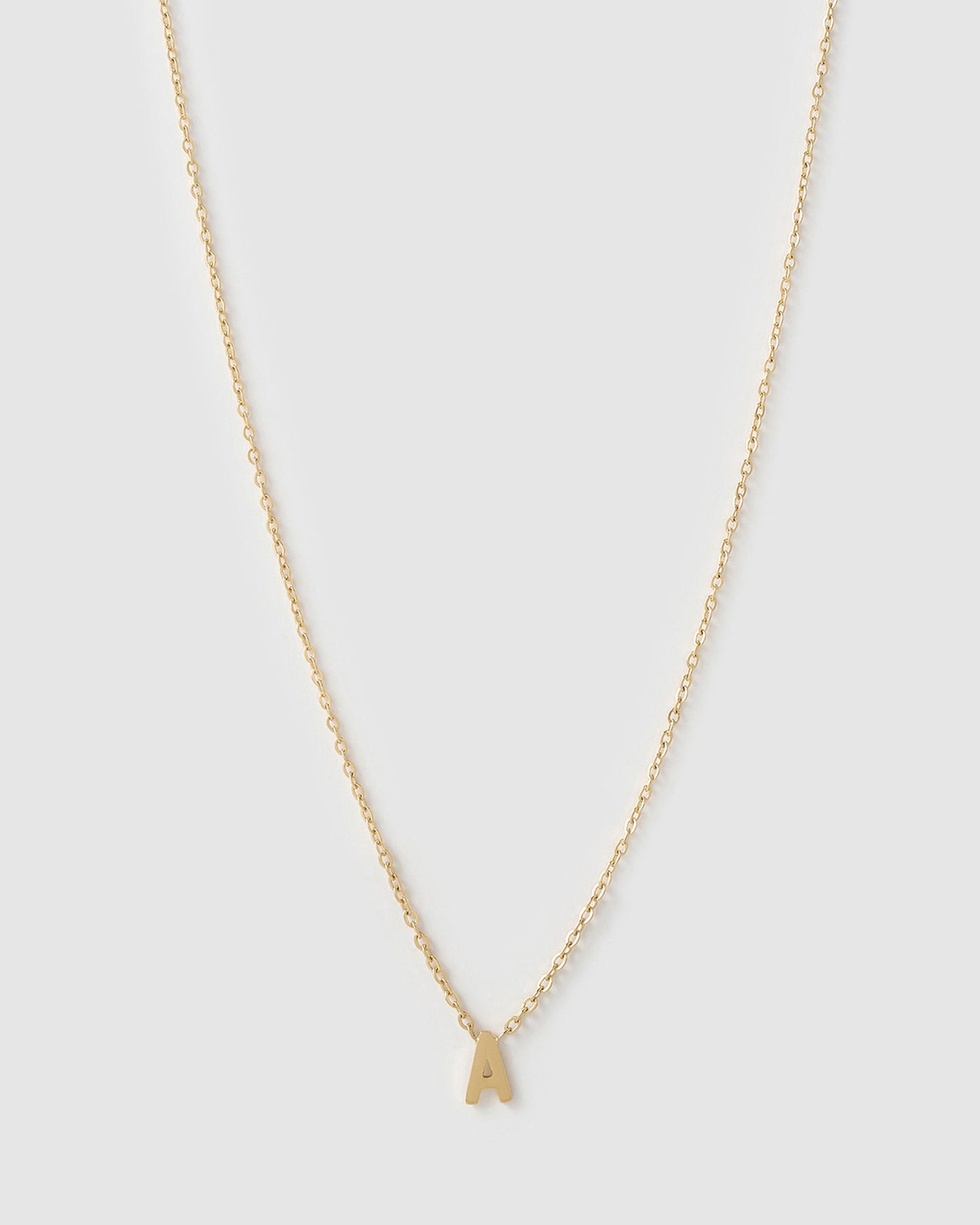 Mini Initial Gold Necklace