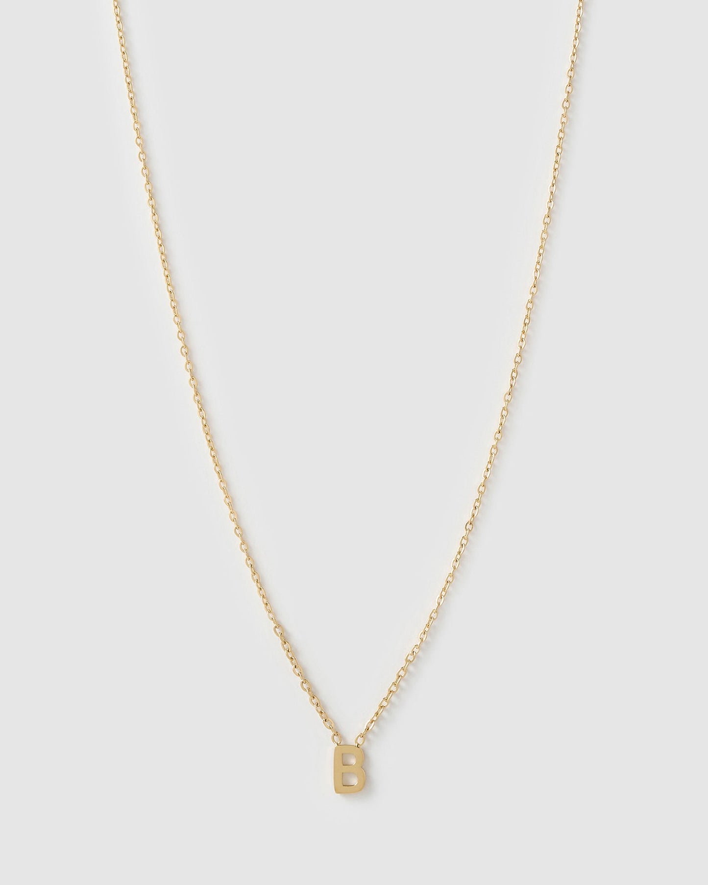 Mini Initial Gold Necklace