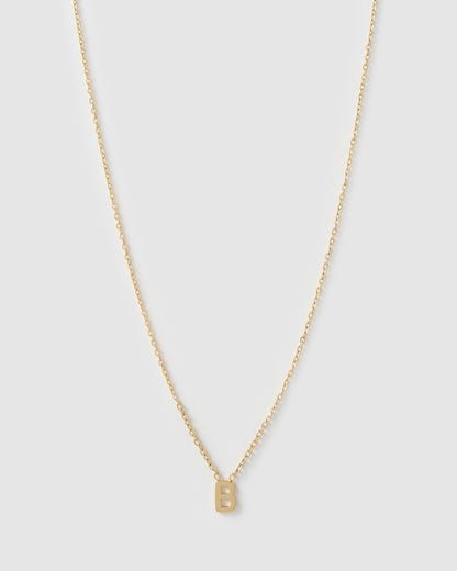 Mini Initial Gold Necklace