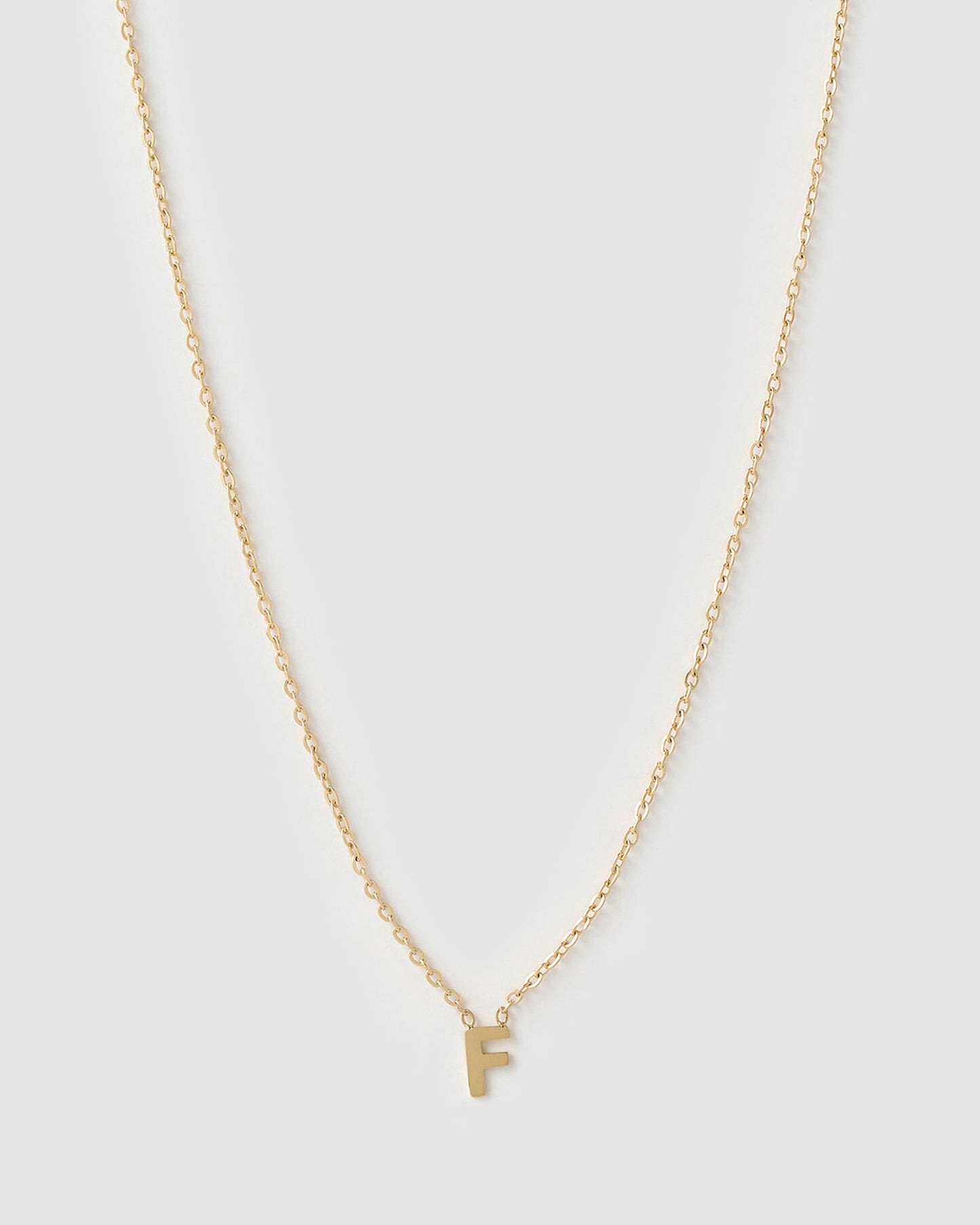Mini Initial Gold Necklace