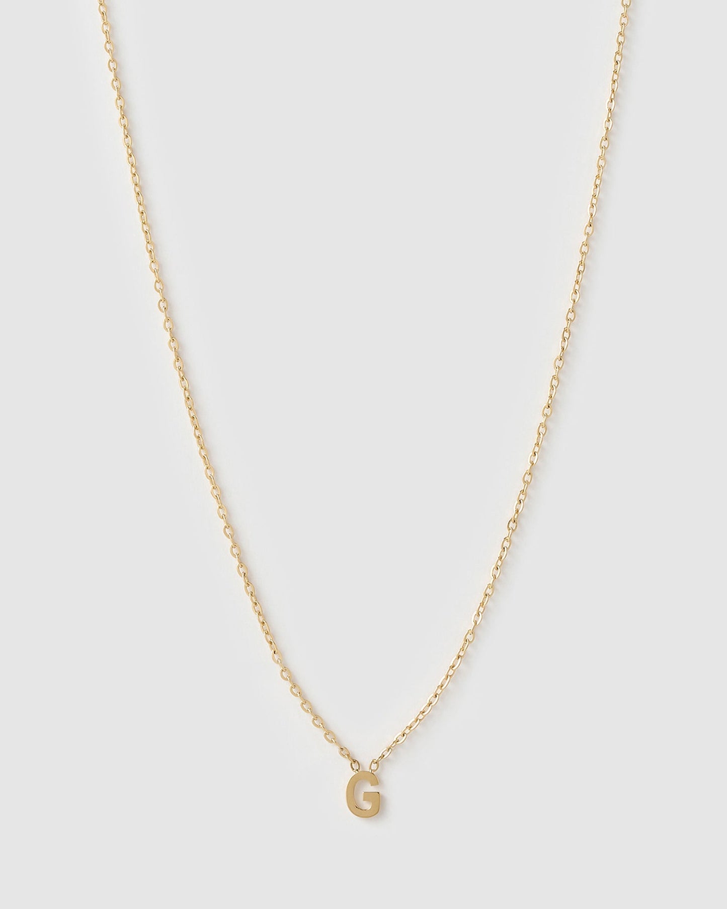 Mini Initial Gold Necklace
