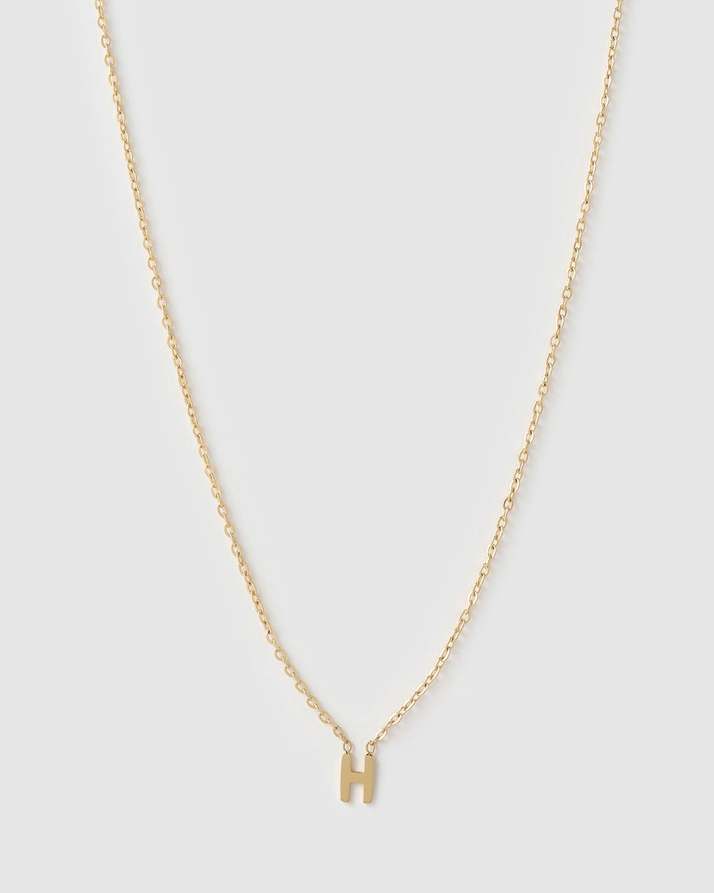 Mini Initial Gold Necklace
