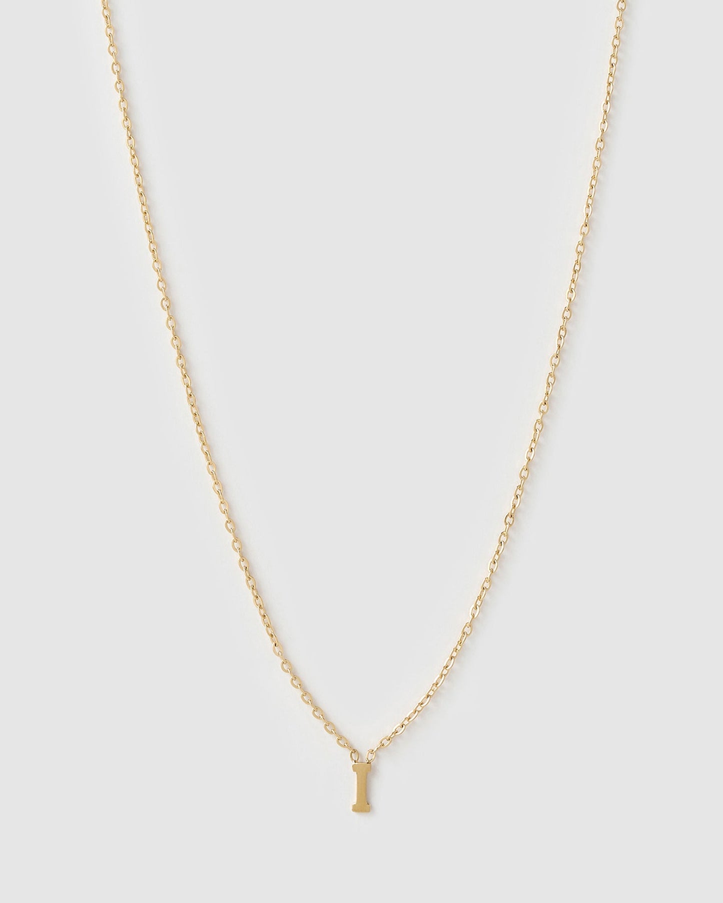 Mini Initial Gold Necklace