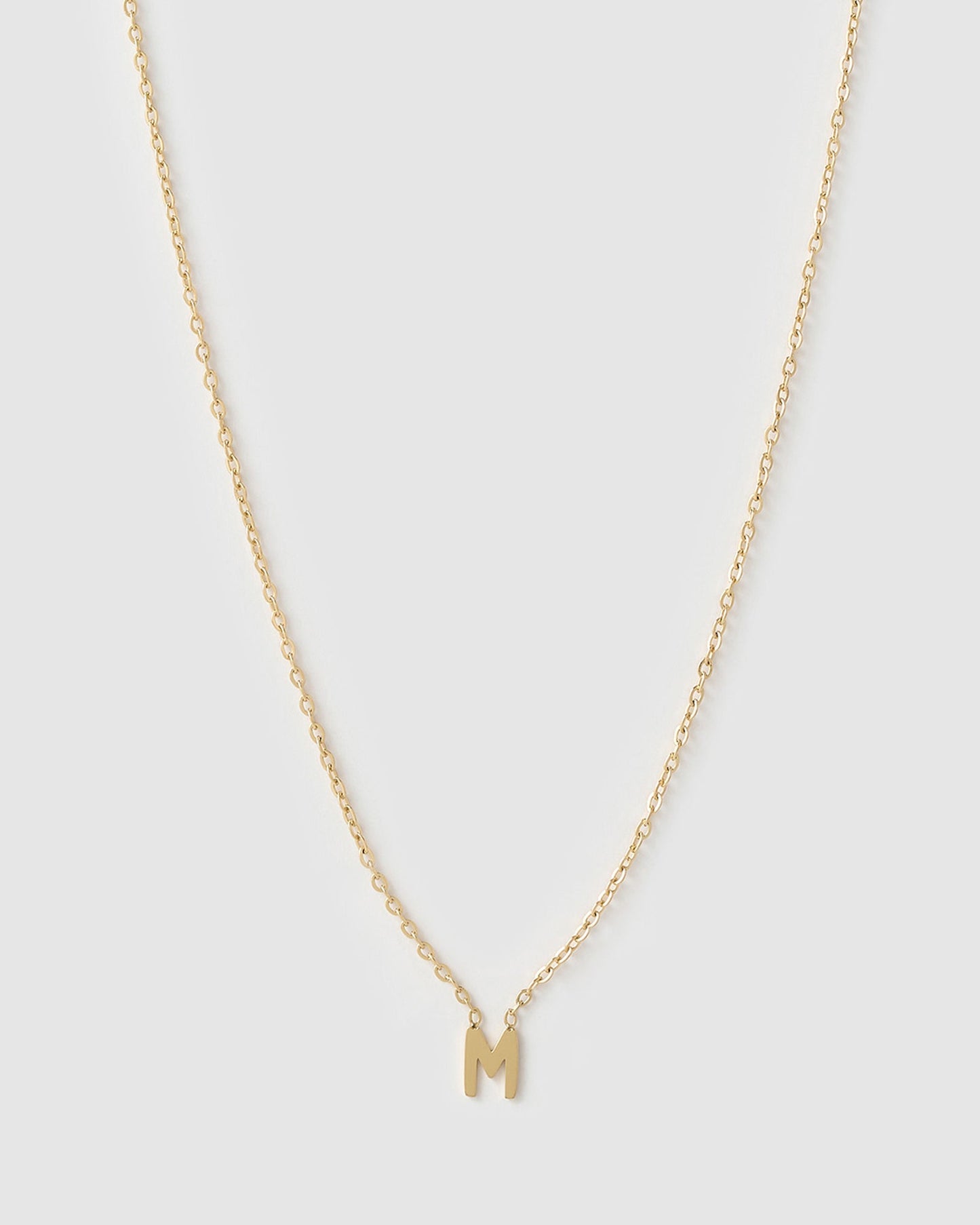 Mini Initial Gold Necklace