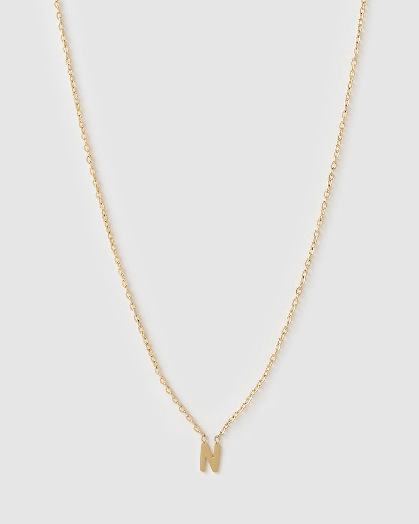 Mini Initial Gold Necklace