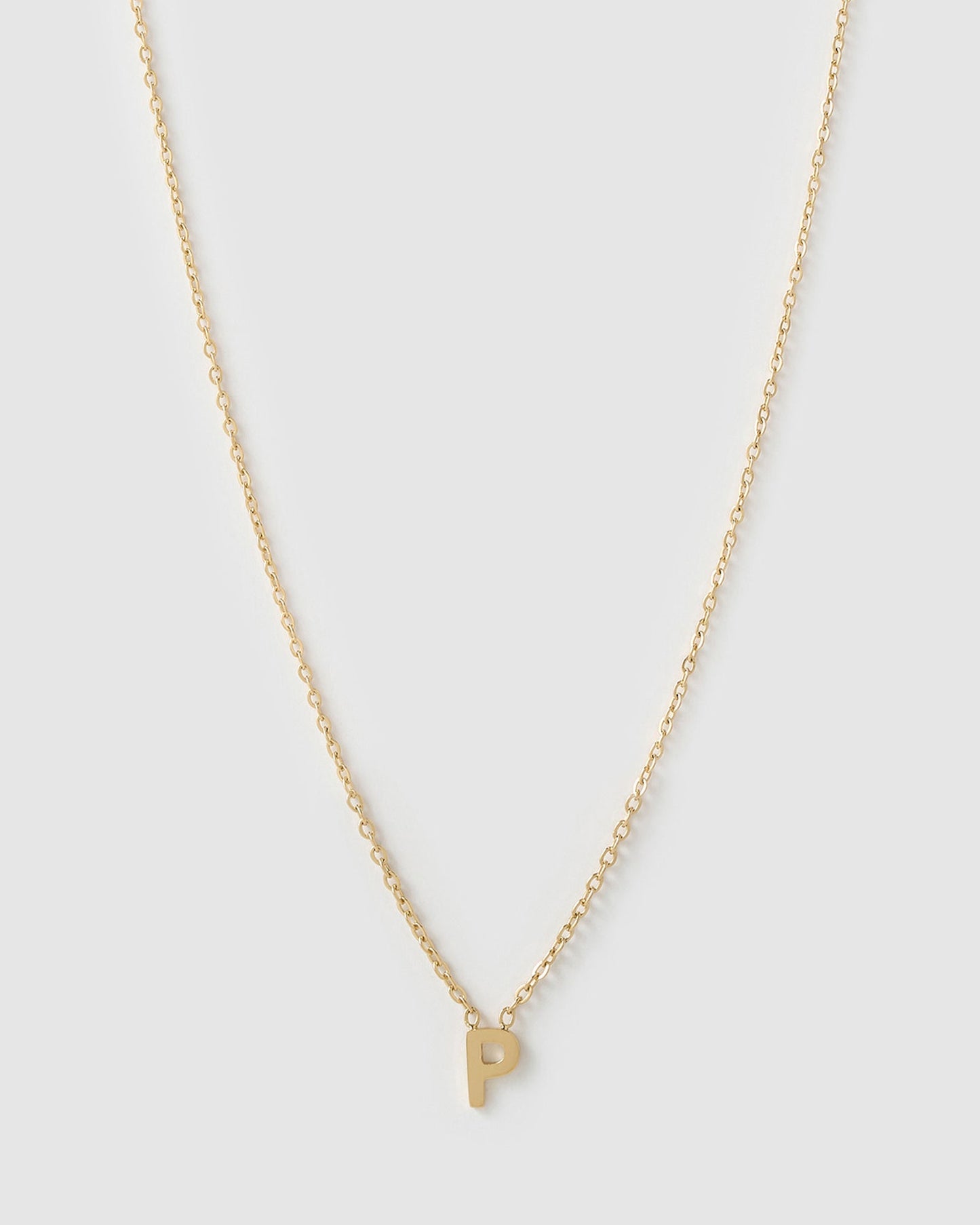 Mini Initial Gold Necklace