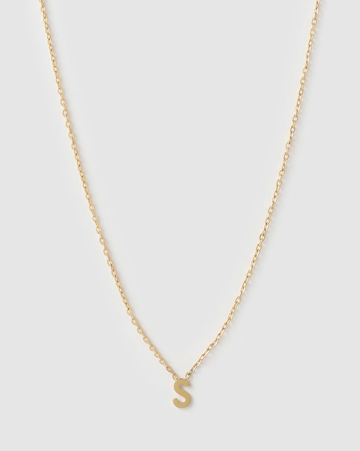 Mini Initial Gold Necklace