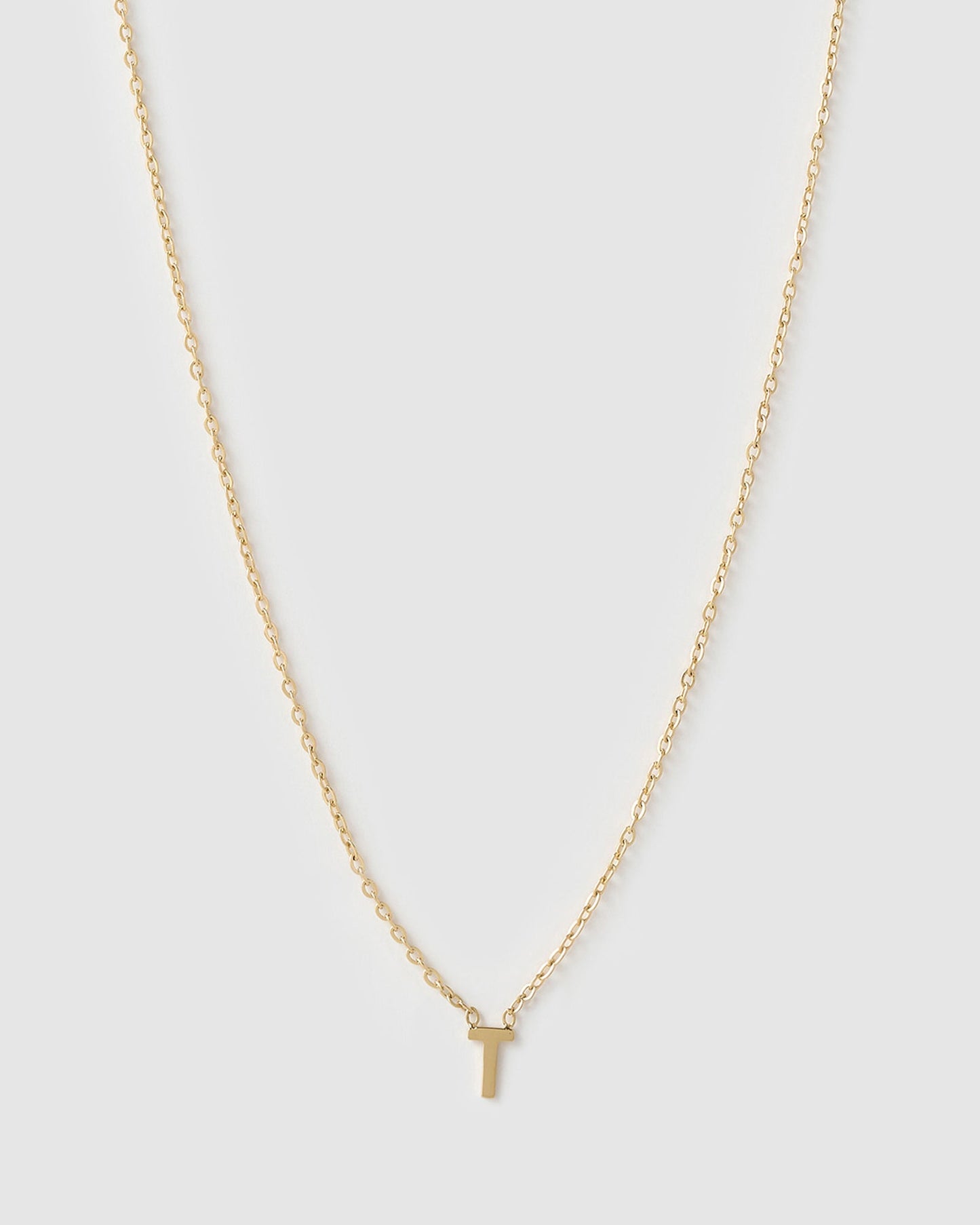 Mini Initial Gold Necklace