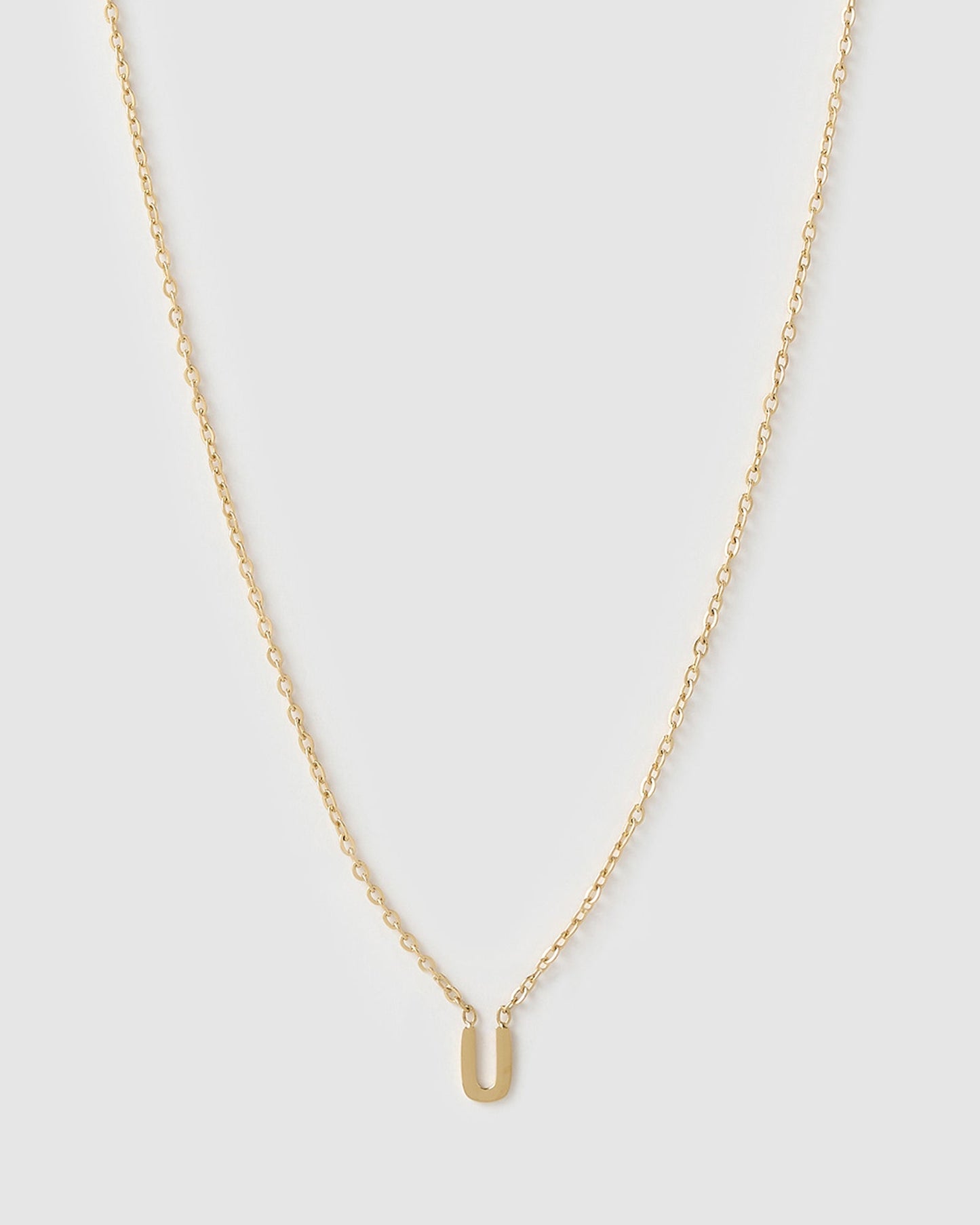 Mini Initial Gold Necklace