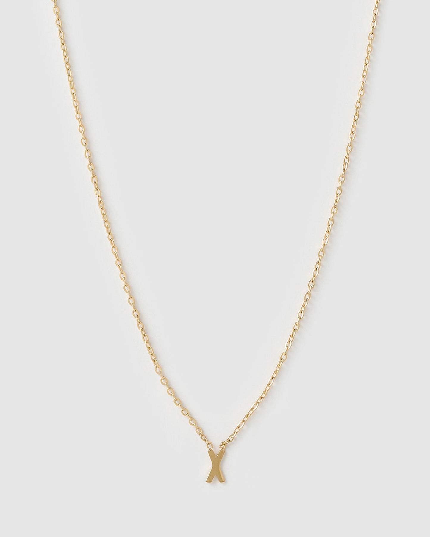 Mini Initial Gold Necklace
