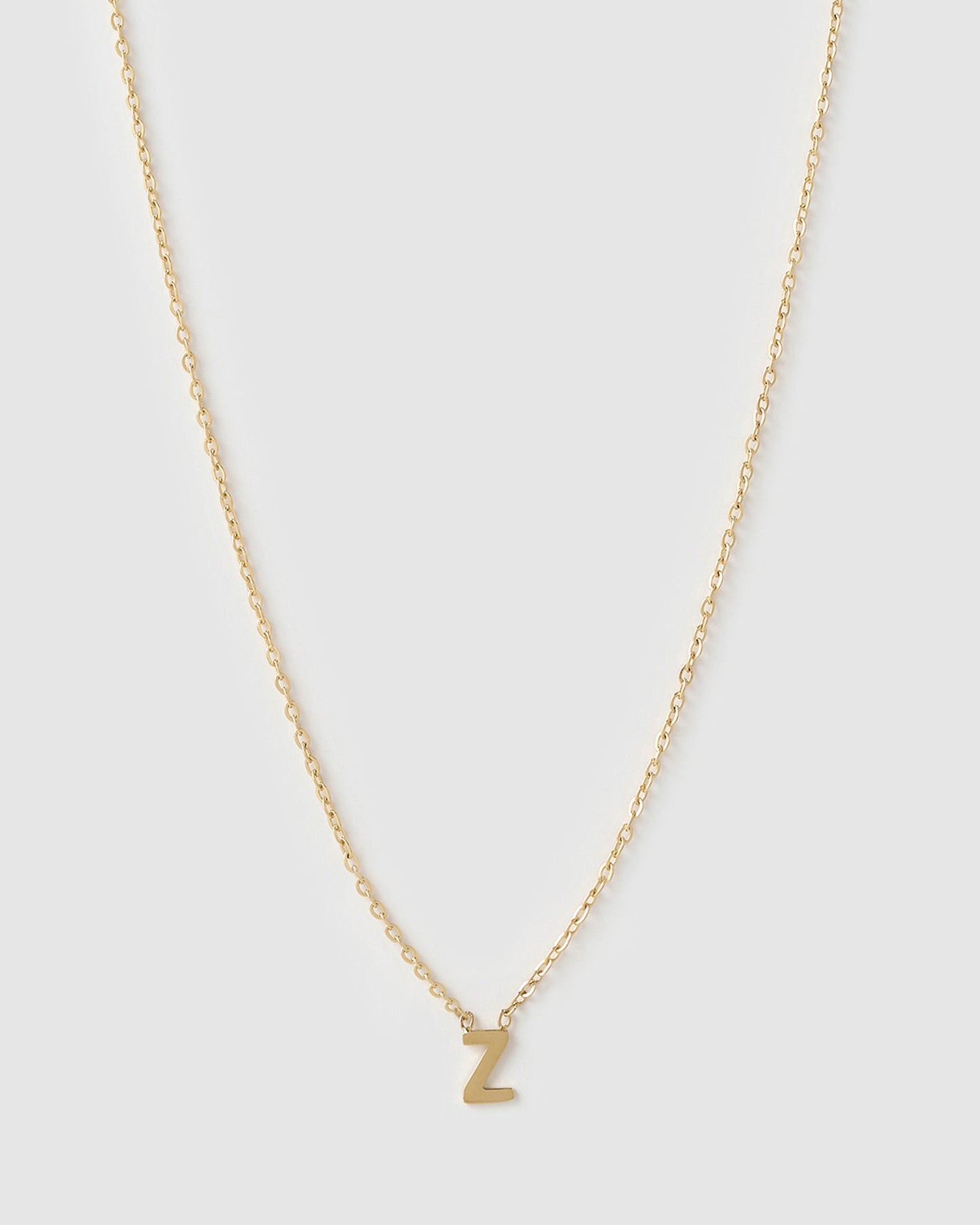 Mini Initial Gold Necklace