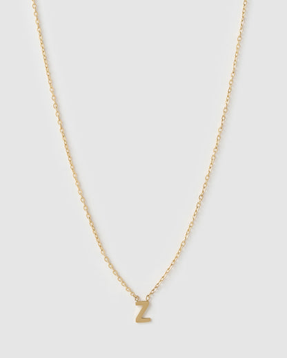 Mini Initial Gold Necklace