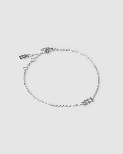 Mini Zodiac Silver Bracelet