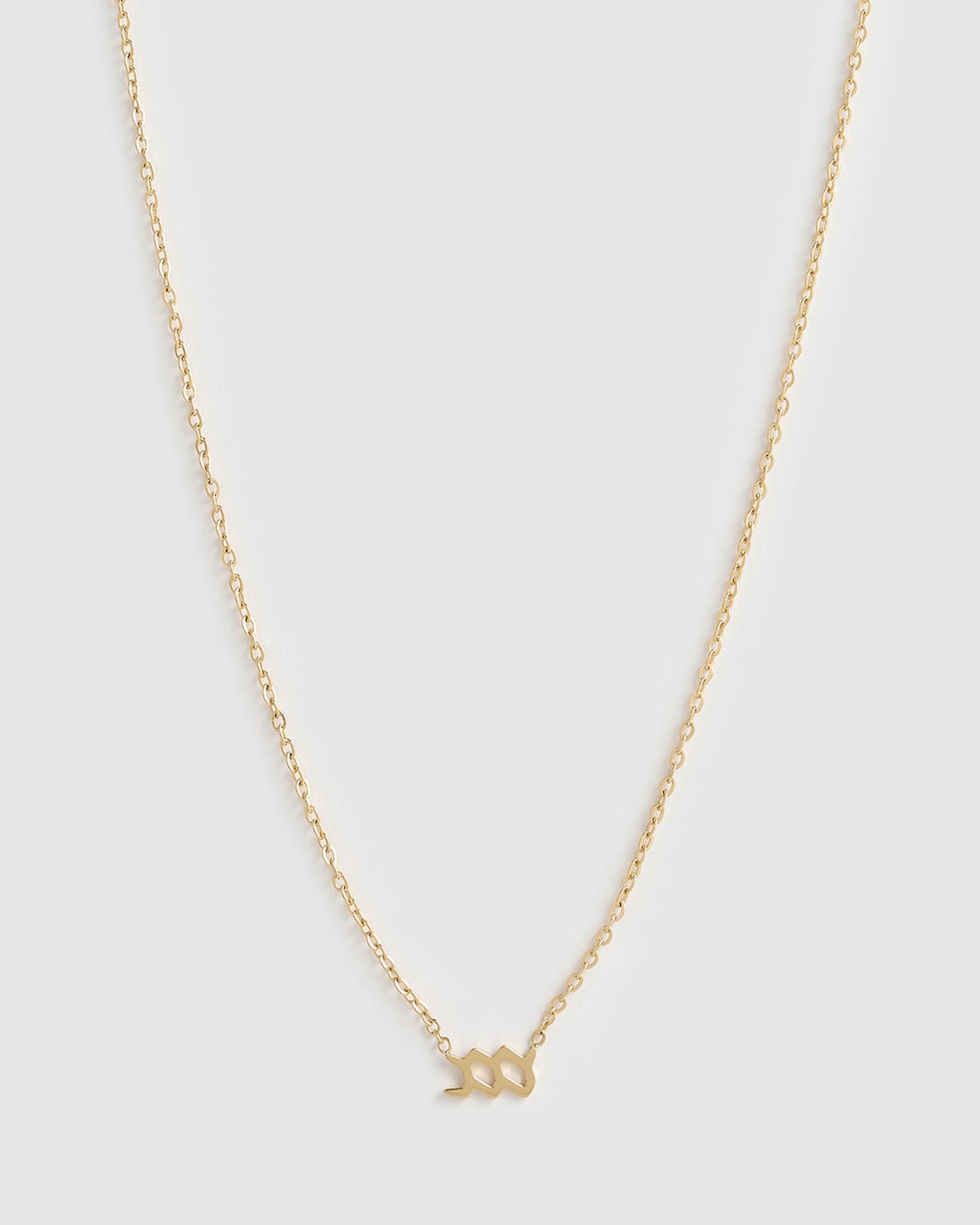 Mini Zodiac Gold Necklace