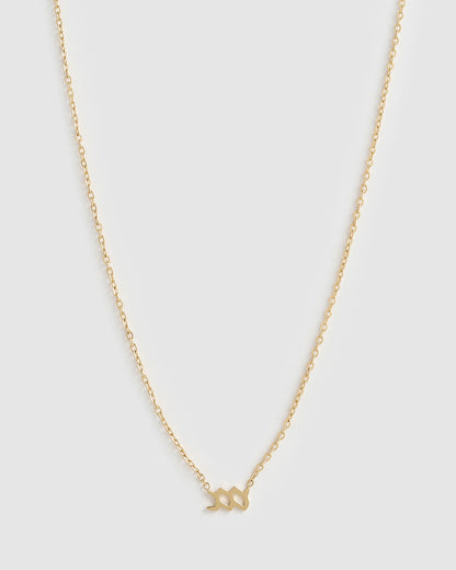 Mini Zodiac Gold Necklace
