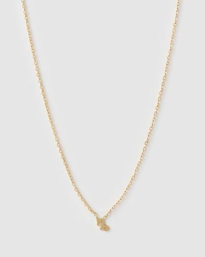 Mini Zodiac Gold Necklace