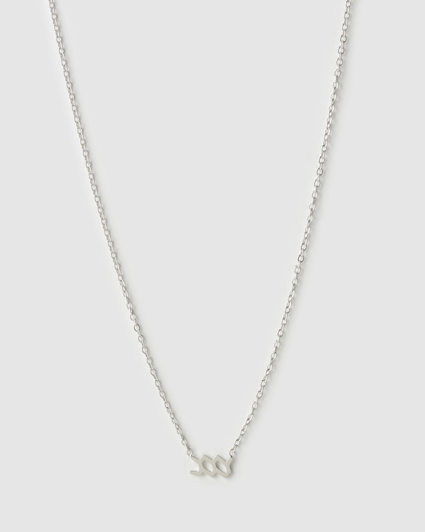 Mini Zodiac Silver Necklace