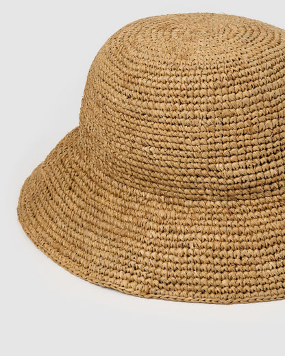 Mirabel Bucket Hat - Dark Natural