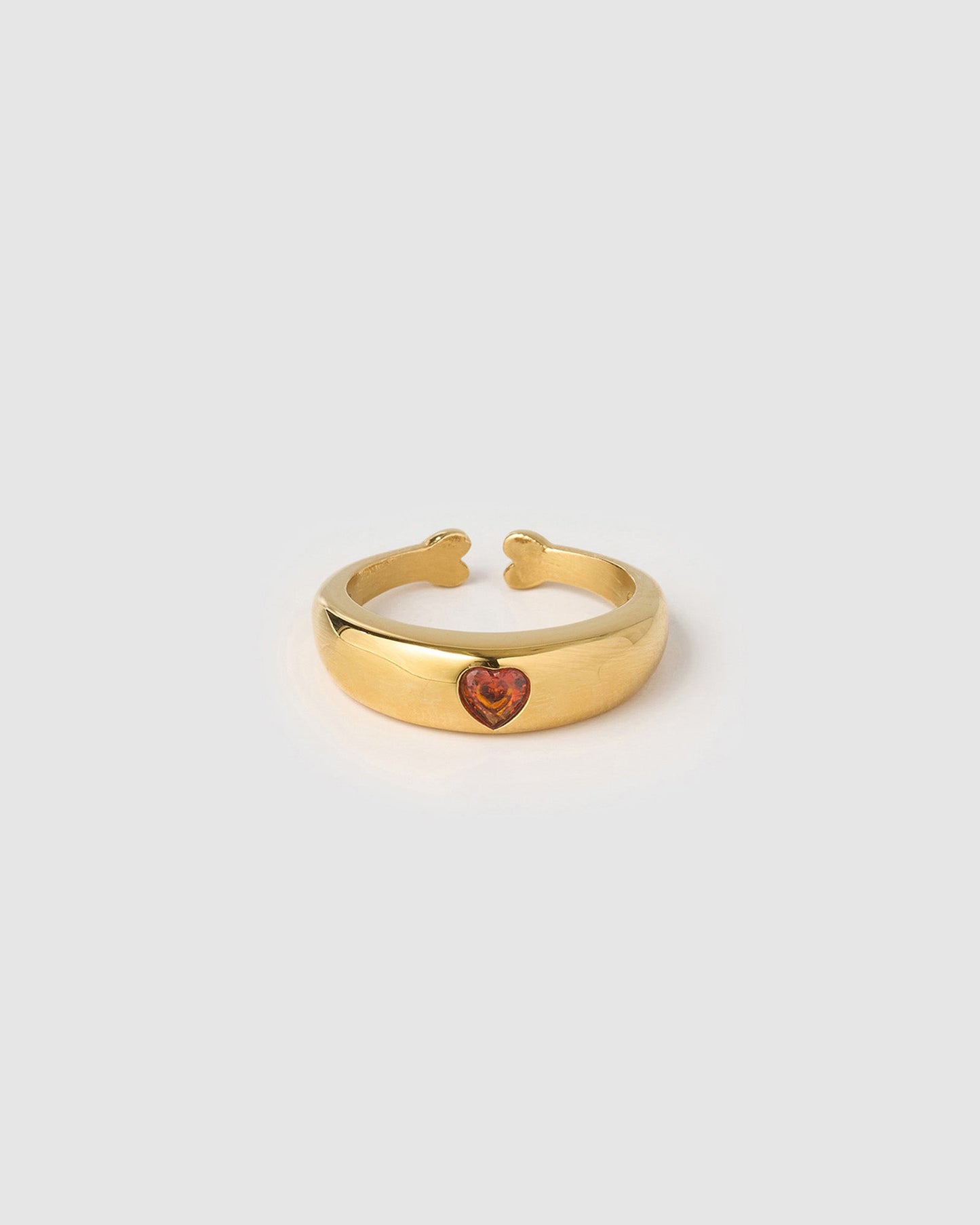 Mi Amour Gold Ring - Red