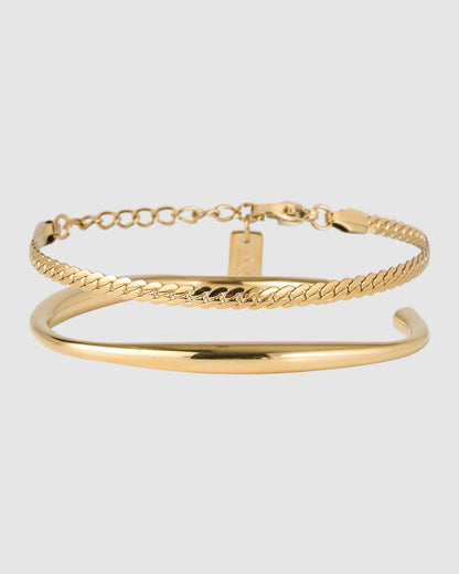 Monique Bracelet Stack - Gold