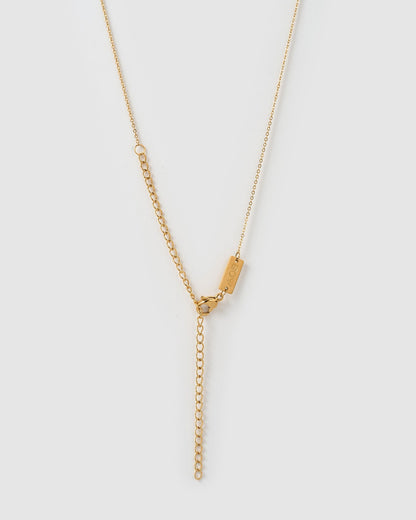 Moondust Gold Charm Necklace