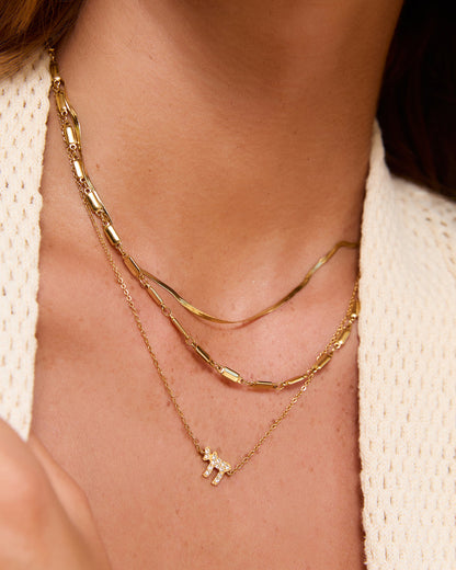 Chai Necklace - Stone